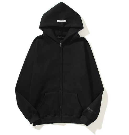 Plain Zip-Up Oversized Hoodie