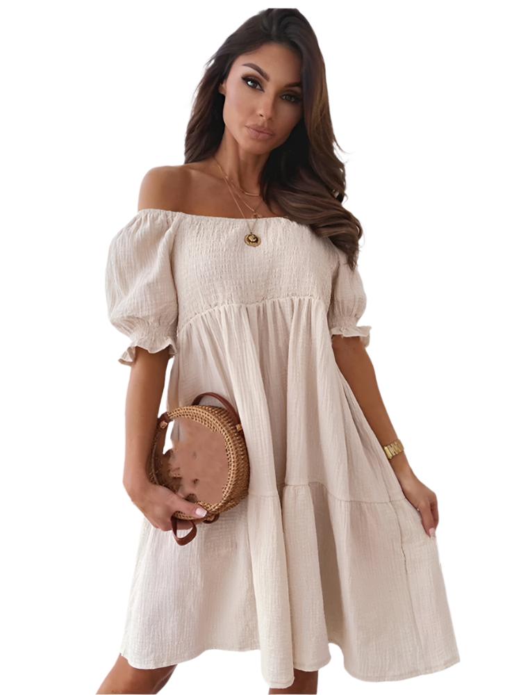 Queen Plain Short Dress