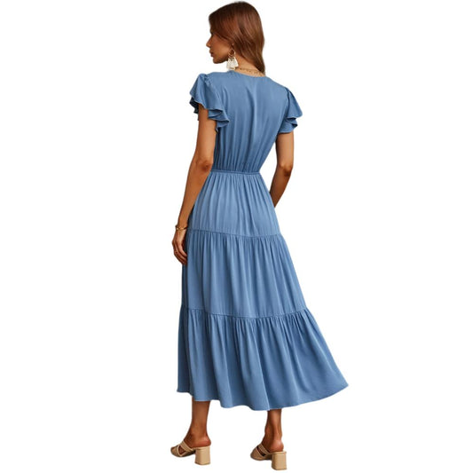 Manuela Plain Midi Dress